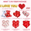Valentines Day Balloons - 55pcs Valentines Day Decorations Kit Included