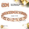 JEROOT Titanium Magnetic Bracelet for Women - Adjustable Size, 3500