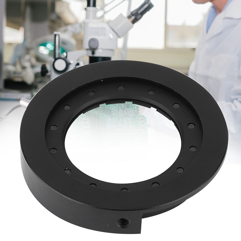 Microscope Iris Adapter Aperture Adjustable Lens Optical Diaphragm for MicroscopeSK25