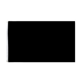 3x5 Foot Solid Black Flag - Plain Black Flags
