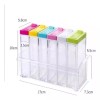KFMX Especiero Organizador Condimentos Cocina 6 Frascos Multiusos