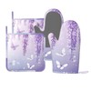Oven Mitts and Pot Holders Lavender Butterfly Light Purple Flower