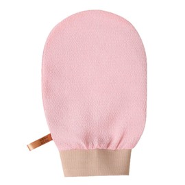 SZSL Scallop Mitt, Bath Gloves, Double-sided, Won't Hurt Skin, Body Odor Prevention, Exfoliation, Bath/Bath Gloves, Bath Supplies, Easy Storage, Unisex, Pink