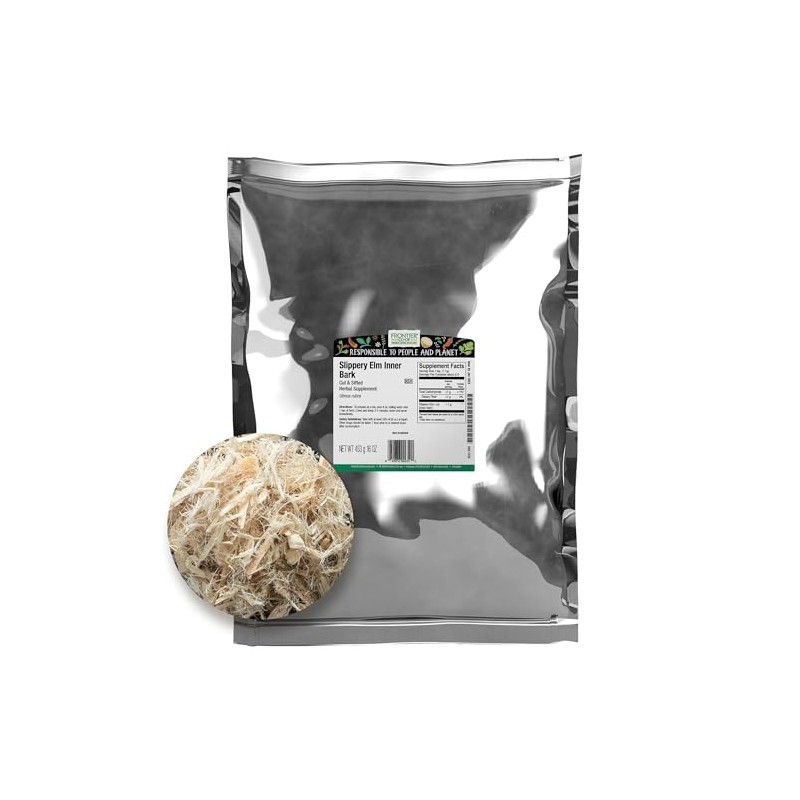 Frontier Co-op Bulk Slippery Elm Inner Bark Cut and Sifted,