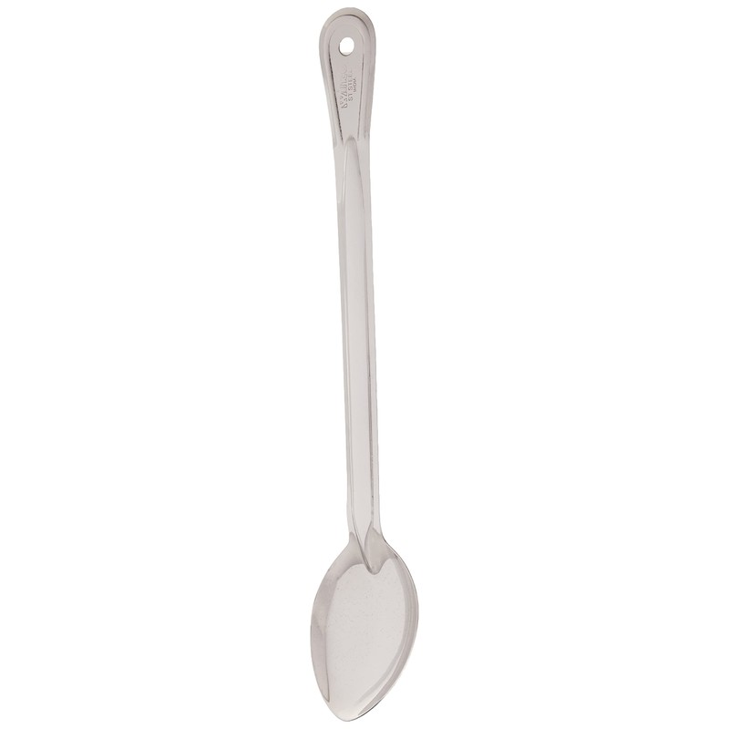 Winco Stainless Steel Basting Spoon, Solid, 15", 1.2mm