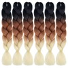 Xiaofeng Braiding Hair Extensions for Women 6 Packs 100g/Pack 24Inch