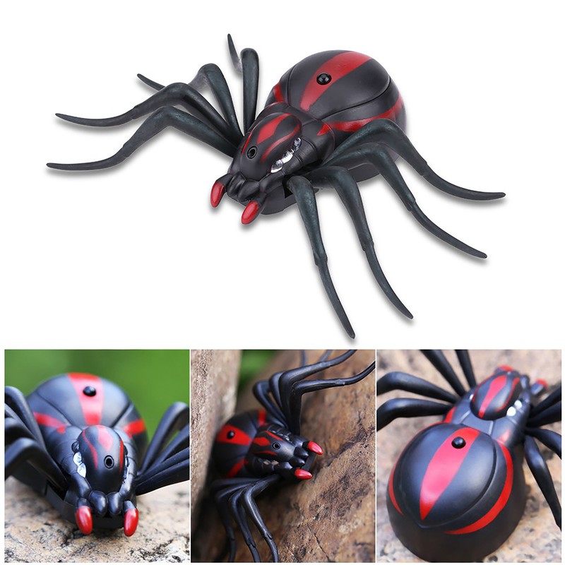 Infrared Spiders Remote Control Mock Fake Animal Trick RC Toy