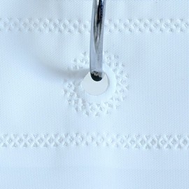 SlipX Solutions Microban-Infused Shower Curtain Liner 70"x72", White