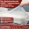 WEIDEBACH® Robust Mattress Cover, Vacuum Bag for Single Mattresses with