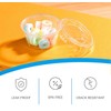 EDI Clear Disposable Plastic Portion Cups with Leakproof Lids |