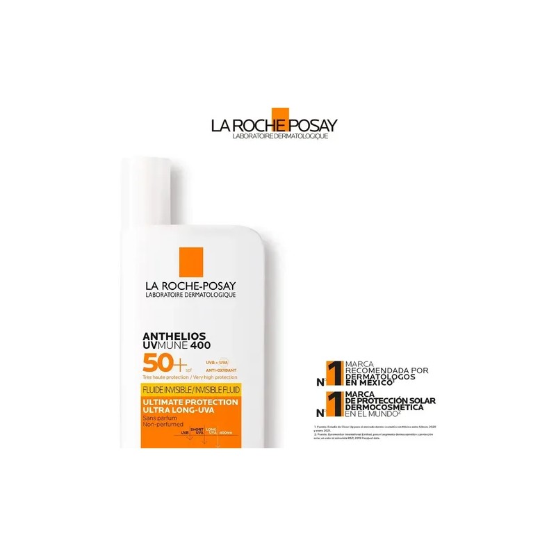 Protector Solar Anthelios Uvmune Fluido Invisible 50ML La Roche-Posay