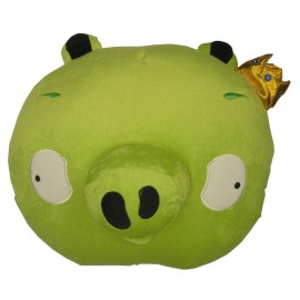 fantasycart Brand New Angry Birds 14.5" Plush Green King or Grandpa PIGLET Piggy Pig Pillow - Green King