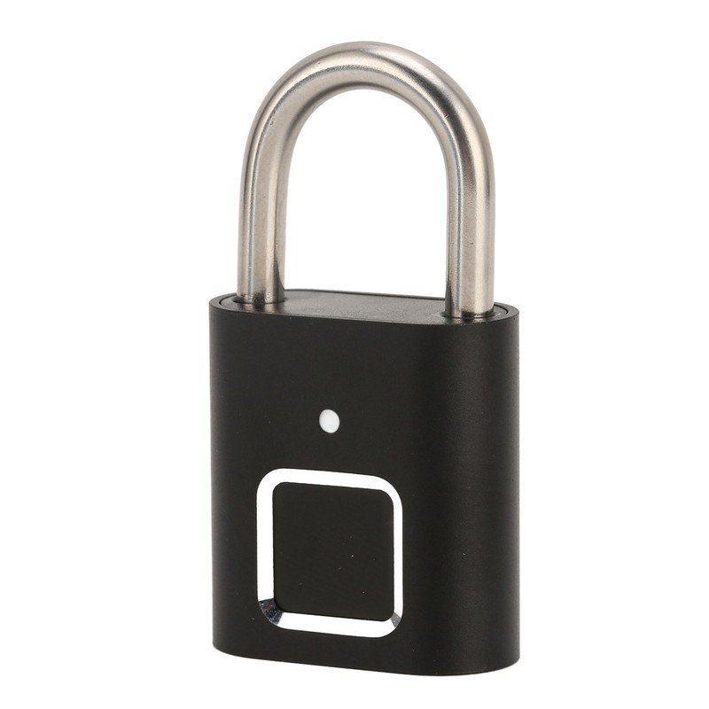Smart Keyless Fingerprint Padlock Waterproof Biometric Prevent Theft Rechargeable USB
