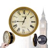 TKSE Wall Clock Safe, Vintage Wall Clock Safe Box Secret