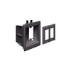 Arlington TVBU505BL-1 Recessed TV Outlet Box with Paintable Trim Plate,