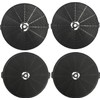 Beaufan 4 Pack MIZ1000 Activated Carbon Filter Compatible with Respekta