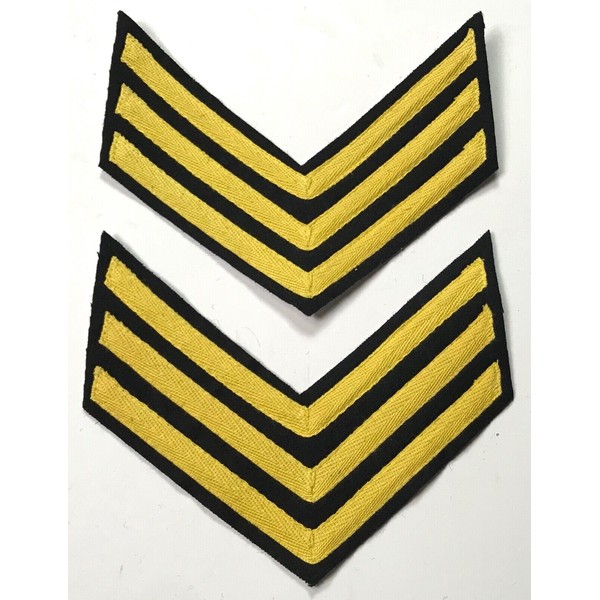 CIVIL WAR US UNION SARGENT RANK CHEVRONS-CAVAL