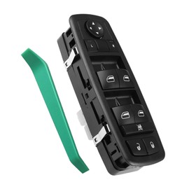Power Window Switch Driver Side,Fits for 2013-2016 Dodge Dart Fits for 2015 2016 Dodge CHRYSLER-200 Fit for 2014-2016 Jeep Grand Cherokee,13+8 Pins OE#68271203AB 68271203AA 56046568AC