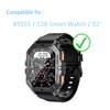 Aemus Screen Protector Compatible for DEKELIFE Military Smart Watch 2.02"