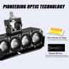 Par Luces Led Auxiliares Faros Para Motos Auto Impermeable