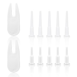 Gosknor Pack of 12 Plugs Gymnastics Ball, Yoga Ball and Fitness Ball Inflatable Pump Air Stopper Plug Pen for Gymnastics Balls Replacement Plugs for Gymnastics Balls Inflatable Bed Pool