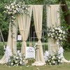 Wedding Arch Draping Fabric 1 Panel 18Ft Nude Chiffon Fabric