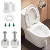 NOPKESV 6 pcs Toilet Seat Back Nut Washers Set M6