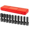 TOMMARS 3/8" Drive Universal Swivel Impact Socket Set Deep, 6