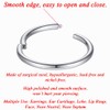 PunkTracker 2Pcs 20G 18G 16G 6/7/8/9/10mm Rings for Cartilage Tragus