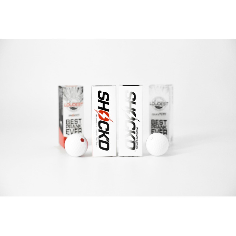 SHOCK'D GOLF BALLS - The World's Loudest Golf Ball -