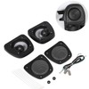 XFMT Black Audio Fairing Lower Speaker Kit Compatible with Harley