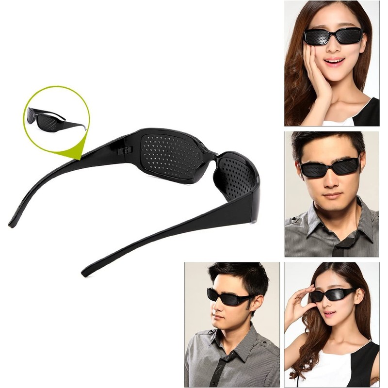 welsberg Pinhole Perforated Glasses for Eye Training and Visual Quality