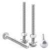 3/8-16 x 5 (10 Sets) Stainless Steel Carriage Bolts and