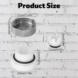 Vacuum Breaker Repair Kit for Eastman 45417, Vacuum Breaker Outside Faucet Anti Siphon Valve Repair Kit Frost-Free Sillcock Valve Replacement Parts