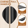 sourcing map 2 Pack Half Moon Cabinet Pull, 1.26" Hole