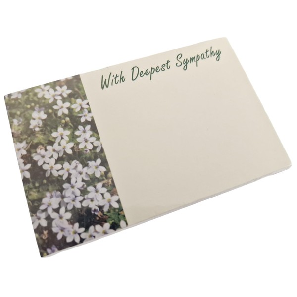 INERRA Flower Cards - Sympathy, Funeral and Remembrance Florist Message