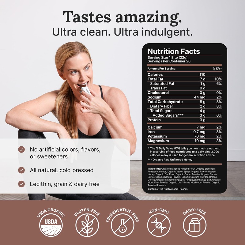 For Wellness Superfood Bites Focus | Healthy Snacks for Adults