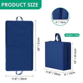 ECOESPTI Kneeling Pad, Kneeling Pads Extra Thick, Waterproof Foam Garden Prayer Kneeling Pad, Bathing, Workout Supplies, Lightweight, Garden Work Gifts, Blue