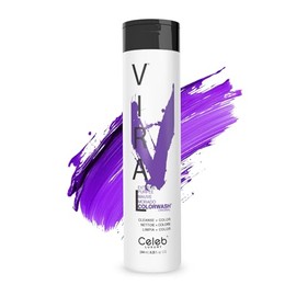 Celeb Luxury Viral Colorwash: Purple Color Depositing Shampoo Concentrate, 10 Vivid And Pastel Colors, Stops Fade, 1 Quick Wash, Cleanse + Color, Sulfate-free, Cruelty-free, 100% Vegan