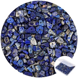 456 cuentas de piedra natural de 5 a 8 mm, gemas irregulares multicolor, piedras sueltas de cristal curativo de lapislázuli con agujero para hacer joyas y manualidades
