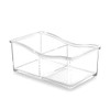 BINO 'The Uniform' 2 Compartment Makeup and Jewelry Organizer, Clear