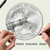 Firefighter Challenge Coin 911 Memorial Control the Chaos One Line