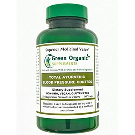 Green Organic Supplements Blood Pressure, Total Ayuvedic (Pack of 1)