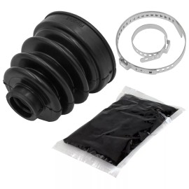 Caltric Front Drive Shaft Boot Kit CV Boot Kit for Kawasaki Prairie 400 KVF400A 4X4