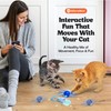 ALLURANEST Interactive Cat Toys for Indoor Cats, Automatic Motion Activated