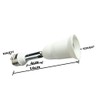DZYDZR Pack of 4 White E27/E26 Extension LED Lamp Socket
