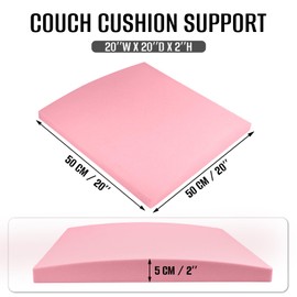 M Mute Touch Couch Cushion Support Pads, Firm Density Foam Inserts, Couch Cushion Support for Sagging Seat, Easy Sofa Installation and Multi-Functional, 1 Pad, 20x20x2IN