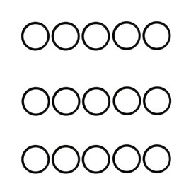 GULUANT 15 Pack Replacement Round Vacuum Belt for Eureka for Sanitaire S661 SC661 661 S-661 Upright Vacuums