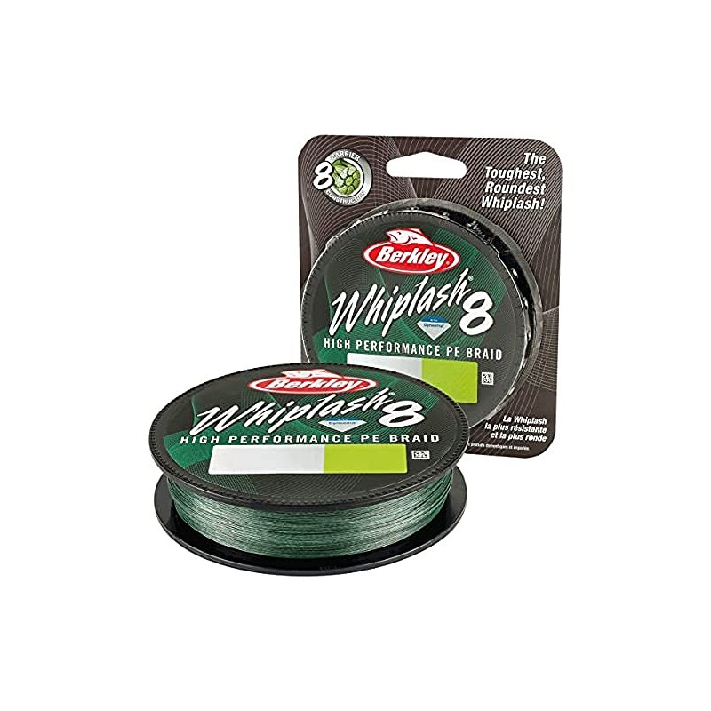 Berkley Whiplash 8 Braided Fishing Line - 100% Dyneema 8