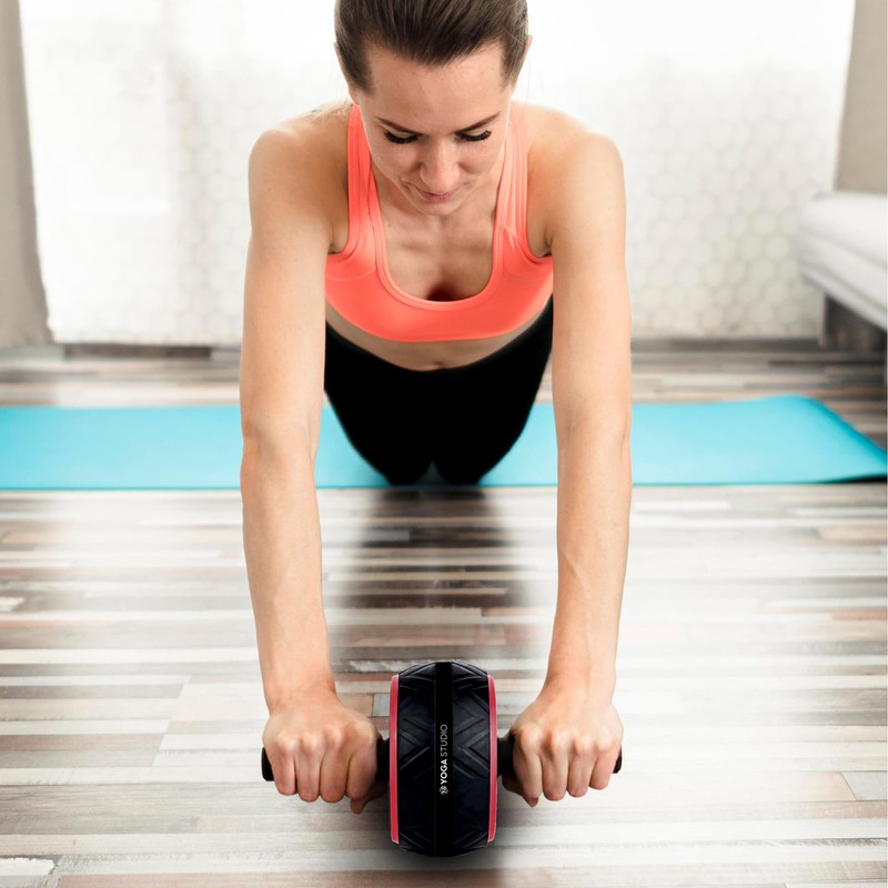 Yoga Studio Abdominal Exercise Wheel Roller for Abdominal & Core